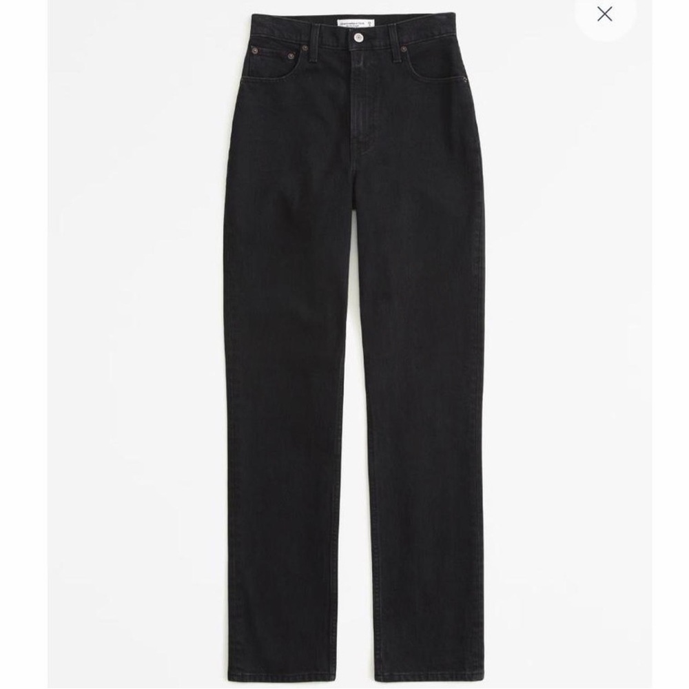 Abercrombie & Fitch Black Straight Leg Women's Jeans